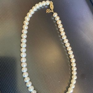 Faux pearls